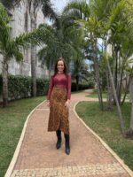 Saia Instinto Chic | Campanha Amor em Tons Intensos ❤️