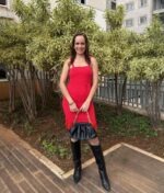 Vestido Paixão em Movimento | Campanha Amor em Tons Intensos ❤️