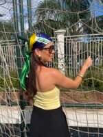 🇧🇷 Lenço Brasil Chic | Coleção Copa NM - Imagem 2