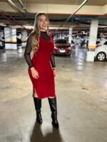Vestido Regata Tricot Modal | Encantos do Interior NM