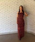 Vestido Longo em Tule Poá | Encantos do Interior NM - Imagem 4