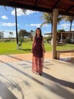 Vestido Longo em Tule Poá | Encantos do Interior NM - Imagem 9