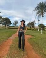 Calça Courino Country Elegance | Encantos do Interior NM