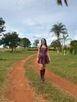 🤎 Vestido Courino Romance Country | Encantos do Interior NM - Imagem 6