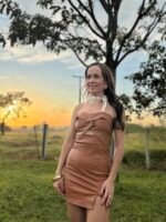 🤎 Vestido Courino Country Chic | Encantos do Interior NM - Imagem 4