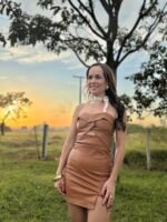 🤎 Vestido Courino Country Chic | Encantos do Interior NM