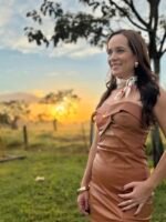 🤎 Vestido Courino Country Chic | Encantos do Interior NM - Imagem 5