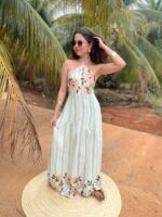 VESTIDO LONGO LISTRADO FLORAL | PRIMAVERA–VERÃO - Imagem 10