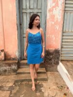 VESTIDO FRANJAS PRIMAVERA VERÃO