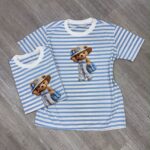 T-SHIRT LISTRADA PRIMAVERA VERÃO - Imagem 8