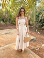 VESTIDO LONGO PRIMAVERA VERÃO – VIVO CONTRASTANTE - Imagem 2