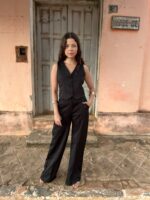 CONJUNTO ALFAIATARIA PRETO – COLETE + CALÇA | PRIMAVERA–VERÃO - Imagem 4