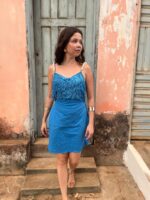 VESTIDO FRANJAS PRIMAVERA VERÃO - Imagem 4