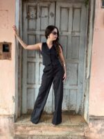 CONJUNTO ALFAIATARIA PRETO – COLETE + CALÇA | PRIMAVERA–VERÃO - Imagem 2