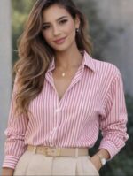 CAMISA LISTRADA P&B | PRIMAVERA–VERÃO - Imagem 7