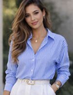 CAMISA LISTRADA P&B | PRIMAVERA–VERÃO - Imagem 6