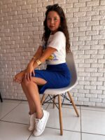 SAIA MIDI CANELADA COM FENDA | PRIMAVERA–VERÃO - Imagem 8