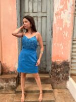 VESTIDO FRANJAS PRIMAVERA VERÃO - Imagem 2