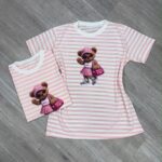 T-SHIRT LISTRADA PRIMAVERA VERÃO - Imagem 6